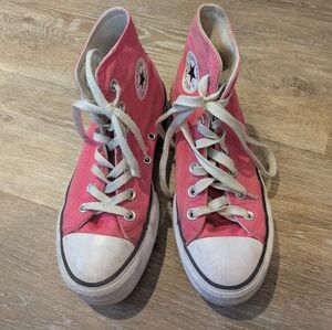 Pink Platform Converse